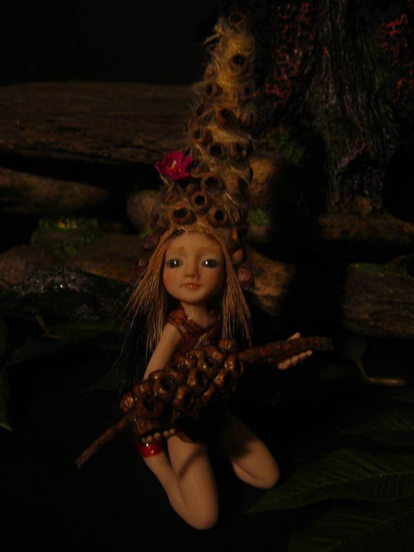 Ooak Pixie Ranien and magic Seeds